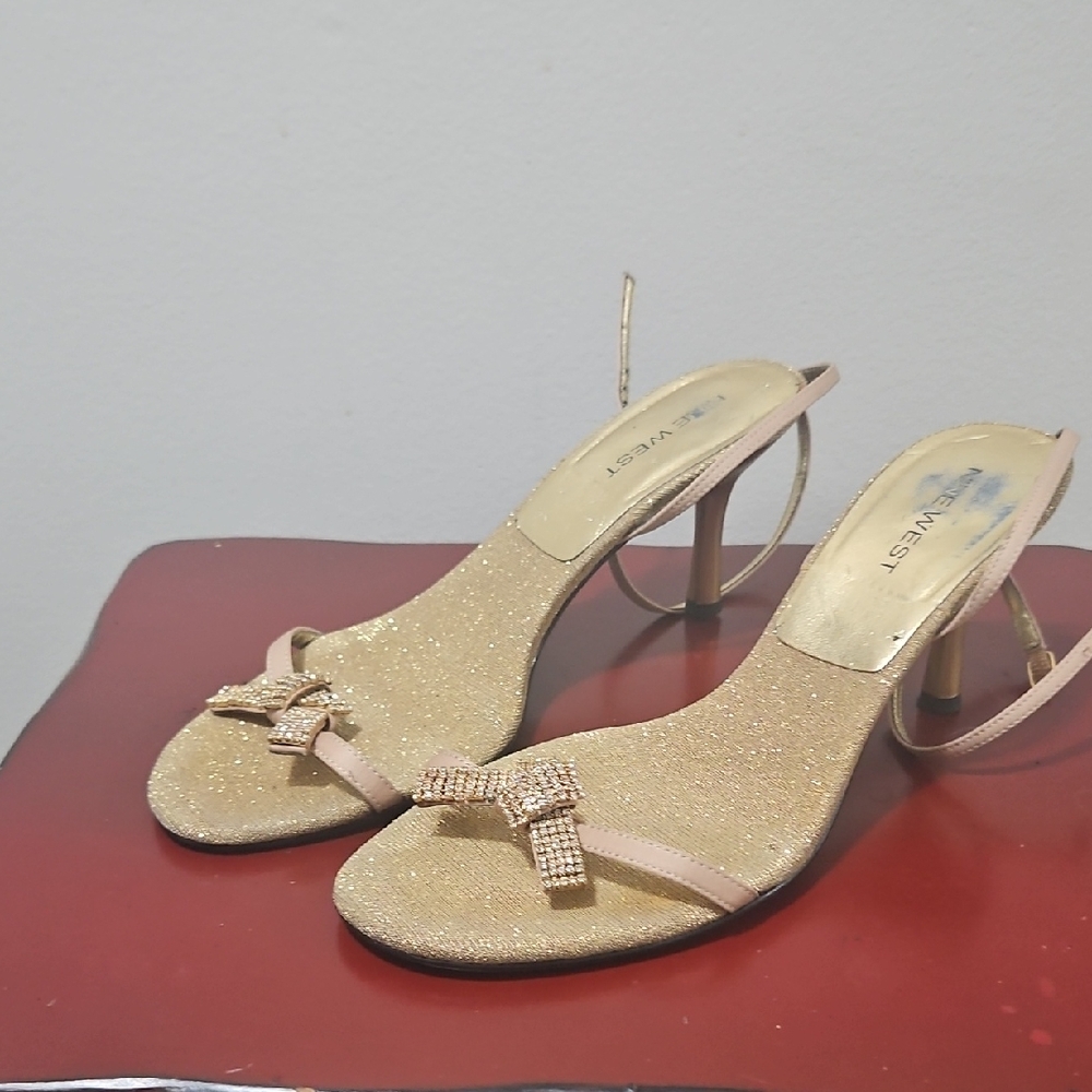 Sparkling Gold Women's Heels